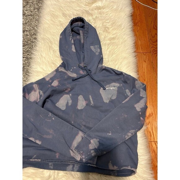 Blue tie dye hoodie - Picture 1 of 1